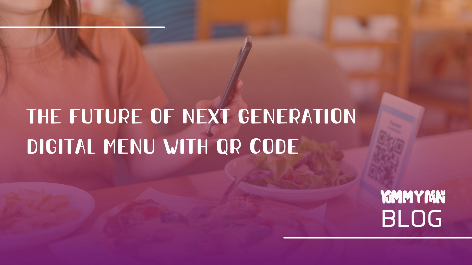 Zukunft der digitalen Speisekarte der nächsten Generation mit QR-Code