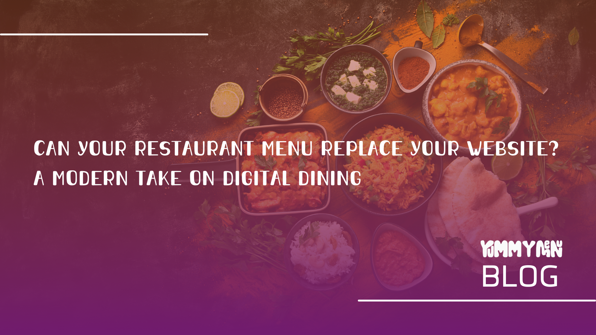 Can Your Restaurant Menu Replace Your Website? A Modern Take on Digital Dining